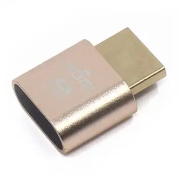 

HDMI Male Virtual Display Adapter 4K Video Emulator Dummy Plug Support 3840 X 2160 for Windows Linux Mac OS