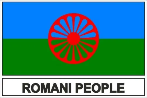 Креативная наклейка с флагом ПЗУ цыганские ПЗУ для мотоцикла ноутбука автомобиля RV SUV Настенная Наклейка s ПВХ Виниловая Светоотражающая наклейка s