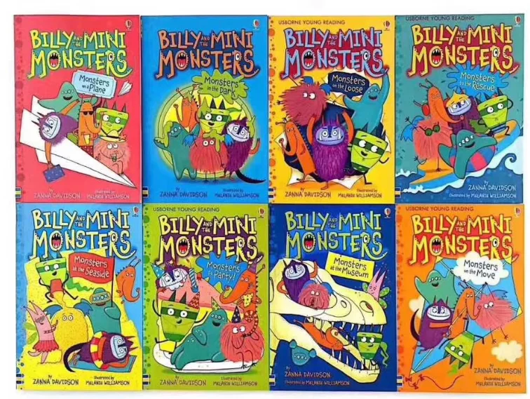 Детская книга на английском языке Billy and the Mini Monsters с изображением героев