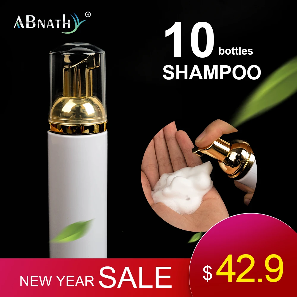Abnathy 10 bottles 60ml Eyelash Extension Cleanser Shampoo Professional Foam Cleaner Individual Eyelashes Makeup Remover Tools Abnathy 10 bottles 60ml Eyelash Extension Cleanser Shampoo Professional Foam Cleaner Individual Eyelashes Makeup Remover Tools