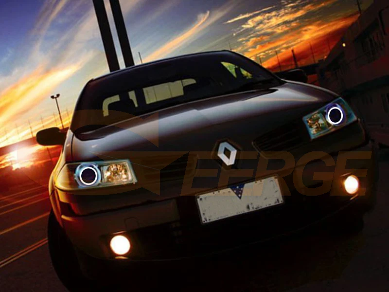 Для RENAULT MEGANE 2 II 2006 2007 2008 2009 лицевая сторона фары отличные ультра яркие ccfl