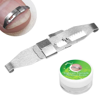 

1Pc Stainless Steel Ingrown Toe Nail Correction Pedicure Tool Patch Fixer Recover Corrector Nail File Foot Care Tool