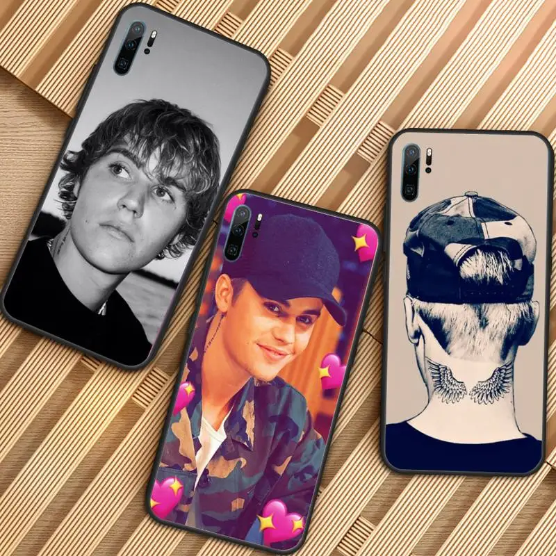 

Justin Bieber Black Phone Case For Huawei honor Mate P 9 10 20 30 40 Pro 10i 7 8 a x Lite nova 5t