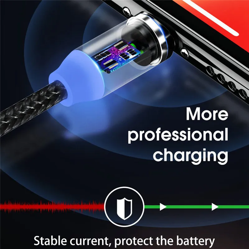 Магнитный Micro USB кабель для iPhone 6 7 X samsung s8 Xiaomi провод для быстрого заряда шнур магнит Зарядное устройство usb type C кабель для мобильного телефона