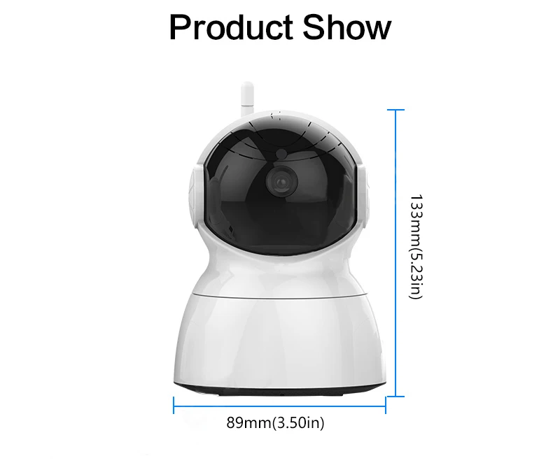 Умный Wifi беспроводной HD 1080P 360 ° ночного видения ip-камера аудио Смартфон Дистанционное управление Домашняя безопасность видеоняни