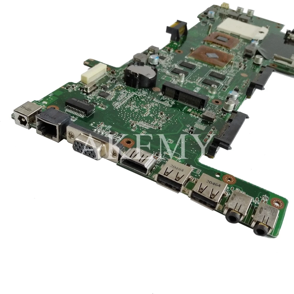 AKEMY K72DR материнская плата для ноутбука ASUS K72DR X72D X72DY A72D материнская плата тест Ok HD5470M 1G