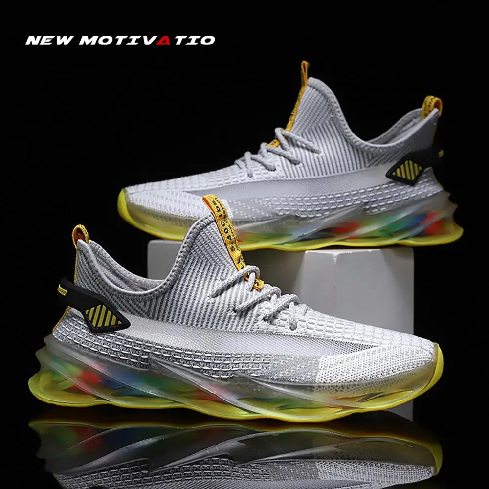 

Original Quality Men Running Shoes Four Seasons Women White Cushioning Unisex Sneakers Lace-up Athletic Trainers Zapatillas 2020