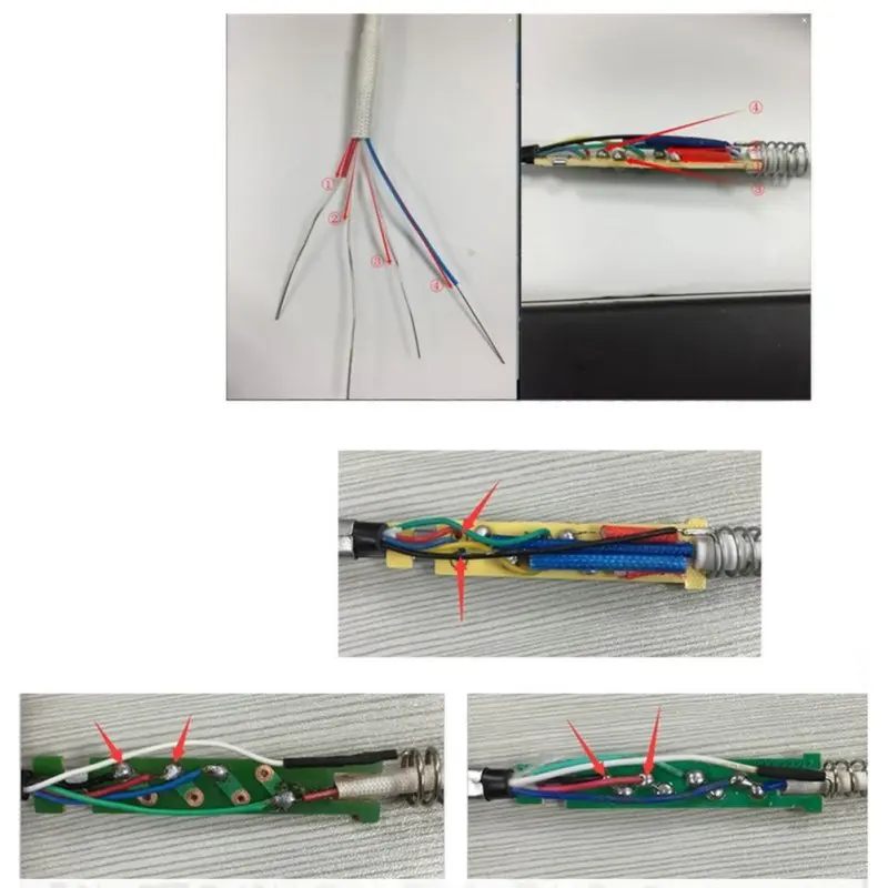 24 В электрическая паяльная железная паяльная станция 5pin сварочный пистолет паяльная Замена Ремонтный инструмент Z