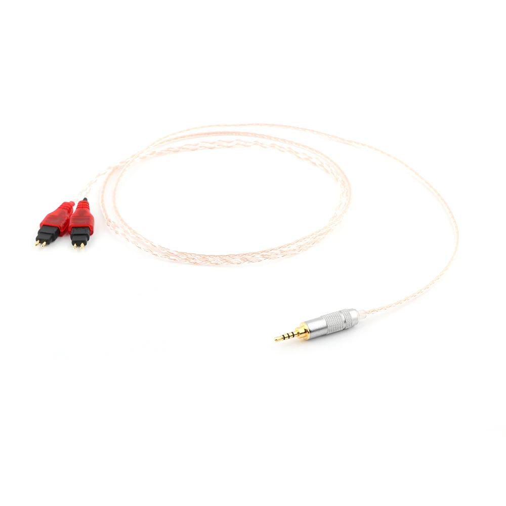 2 5 3 5 4 4mm Balanced 8Cores OCC Silver Plated Mixed Headphone Cable For Sennheiser HD25 1 SP HD650 HD600 HD580 HD525 hd660s