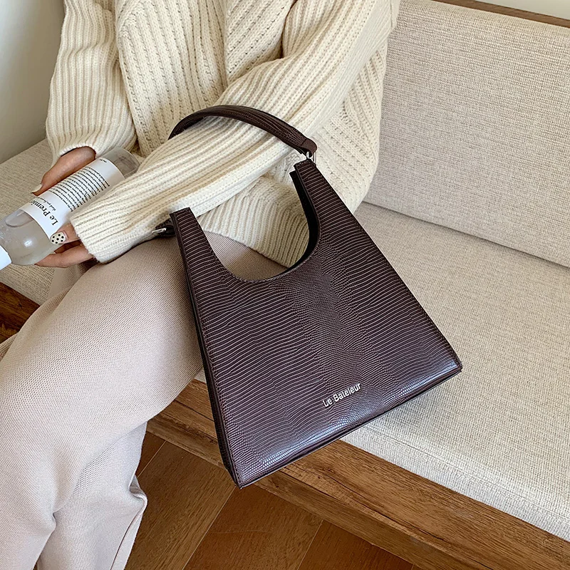 

Vintage Design Ladies Handbags Luxury Shoulder Bag Girl 2019 New Style Fashion Woman Underarm Bag Female Small Tote Bags Black