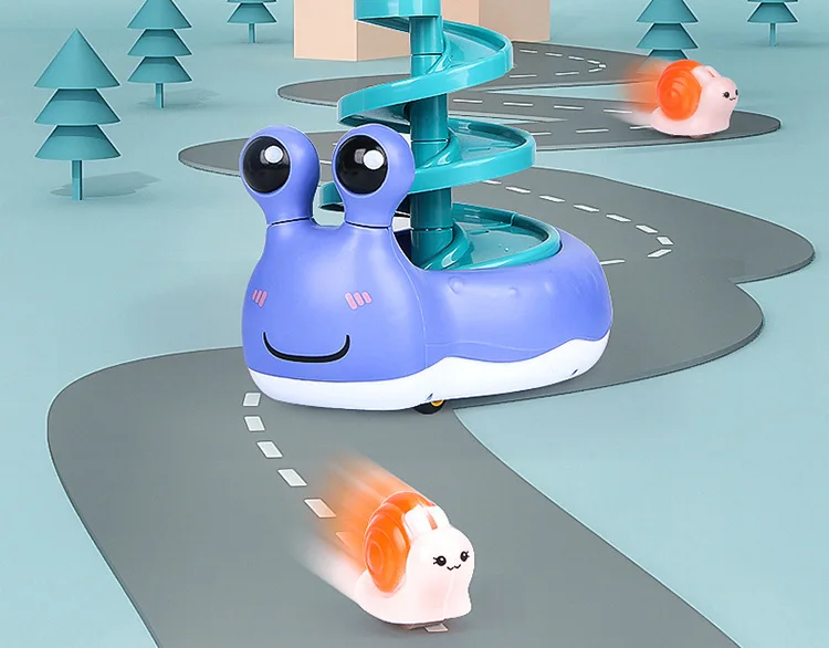 Run It Snail инерционная раздвижная детская игрушка скользящая рельсовая машина набор игрушек для девочек и мальчиков