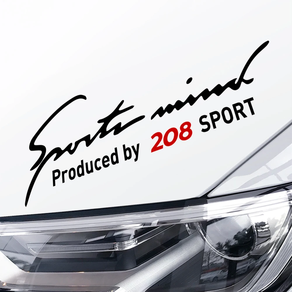Для Peugeot 208 фары увлекательный спортивный автомобиль автомобильные наклейки