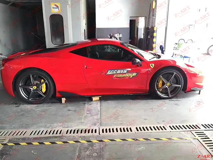 Z-ART полный комплект кузова из углеродного волокна для Ferrari 458 высокое качество углеродное волокно aerokit для Ferrari 458 углеродное волокно аэродинамический комплект