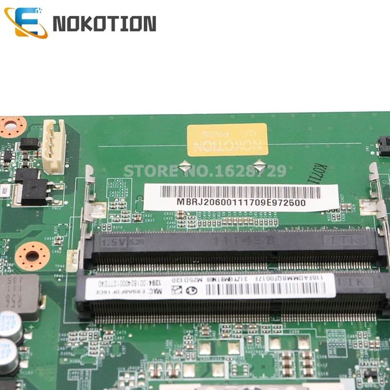 NOKOTION MBRJ206001 MB. RJ206.001 для acer aspire 8951 8951G материнская плата ноутбука DA0ZYGMB8E0 HM65 DDR3 GT555M графика