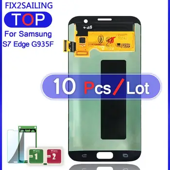 

Display S7 Edge For Samsung Galaxy S7 Edge G935F G935A G935FD G935P Super AMOLED LCD Display 100% Tested Touch Screen Assembly