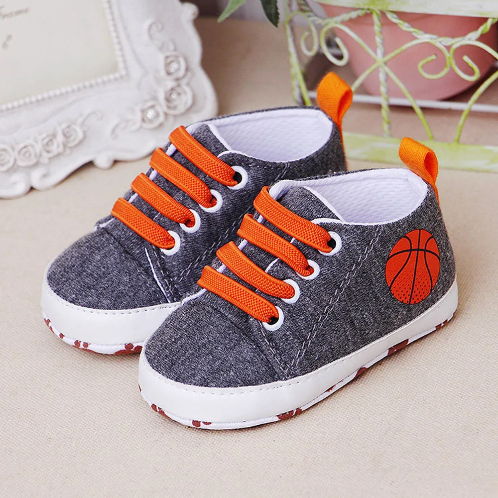 Infant Shoes Children Sports Shoes For Boys Girls Baby Toddler Kids Flats Sneakers Basketball Printed Casual Infant Soft Shoe 1