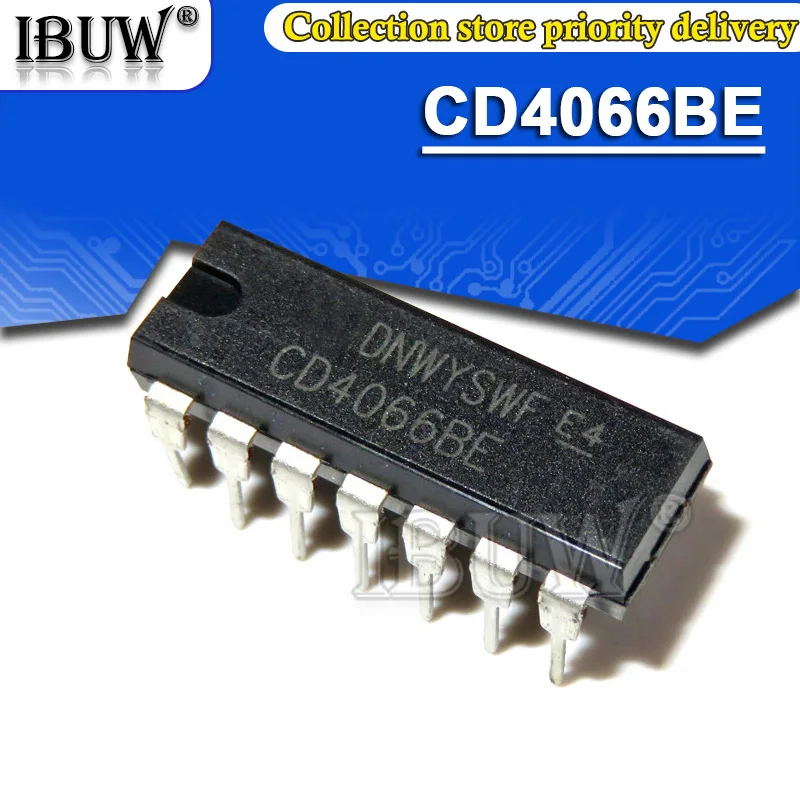 10 шт. CD4066BE DIP CD4066 14 CD4066BD DIP14|Интегральные схемы| |