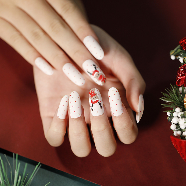 Pcs Bling Fake Nails Coffin Press On Nails Short Acrylic Reusable False Nails Tips Party Christmas Nails For Women Girls