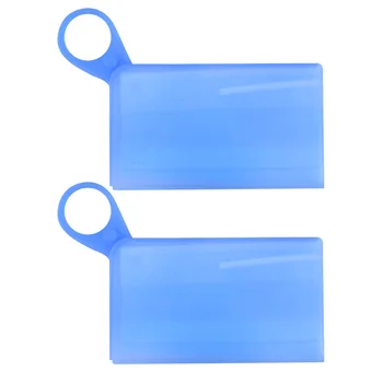

2PCS Portable Mask Storage Clips Temporary Mask Storage Holder Safety Mask Storage Bag Waterproof Mask Container