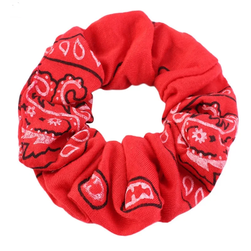 Soft Hair Scrunchies Cotton Elastic Hair Band Women Girls Ponytail Holder Accessories for Women