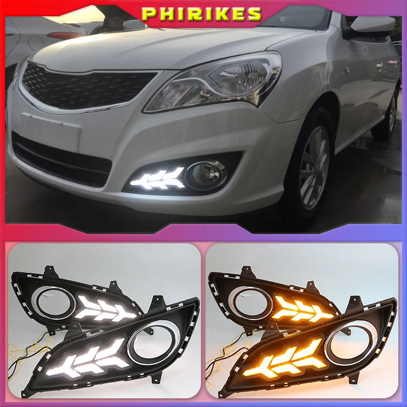 

LED DRL For elantra High brightness guide LED DRL led fog lamps daytime running lights For Hyundai elantra 2011-2016