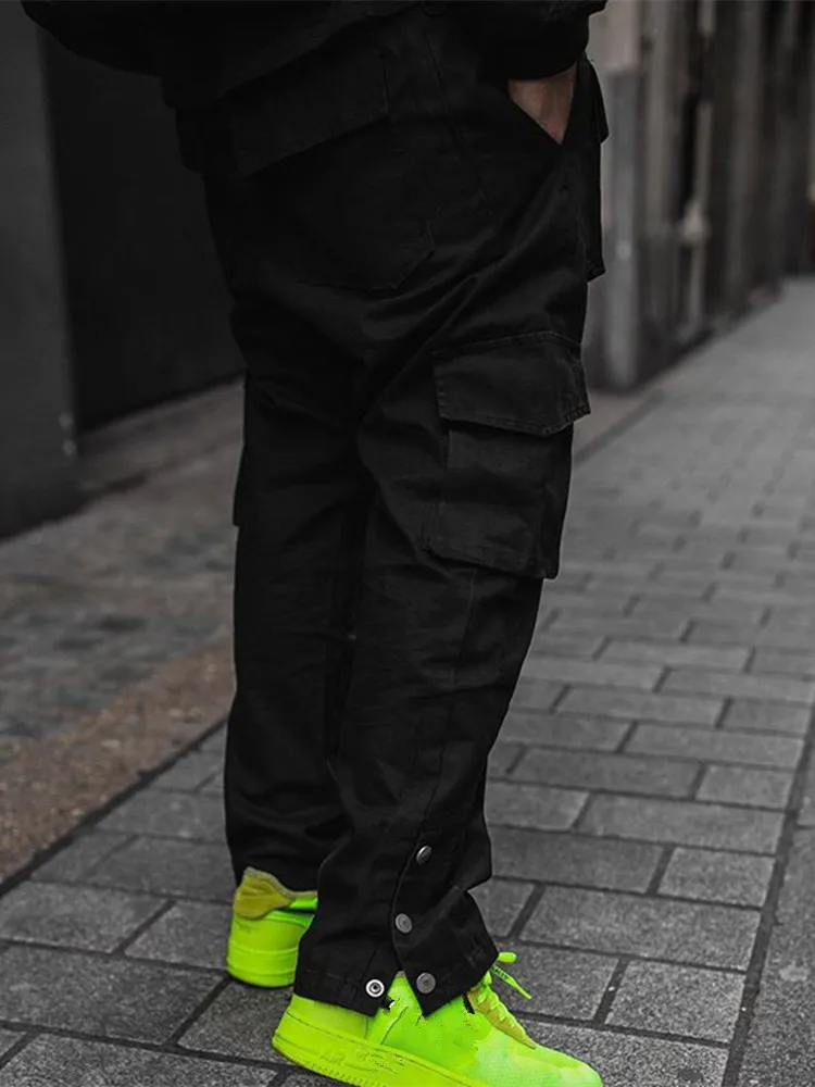 Man Wearing Cargo Pants and Tying the Laces on Leather Shoes Boot Stock  Image - Image of feet, people: 192505857