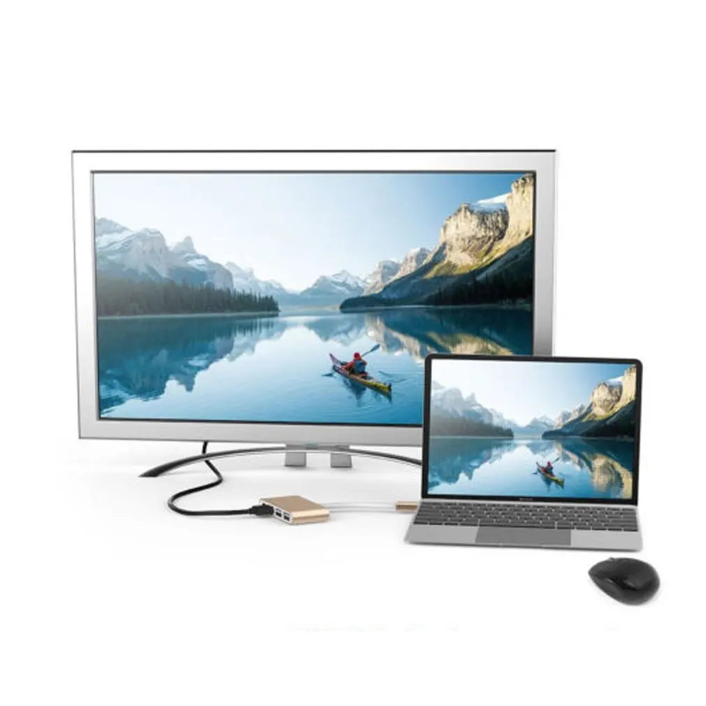 USB3.0 концентратор 4 в 1 Алюминиевый сплав многопортовый type C концентратор USB 3,0 USB-C зарядный адаптер type C к usb-хаб для MacBook Pro