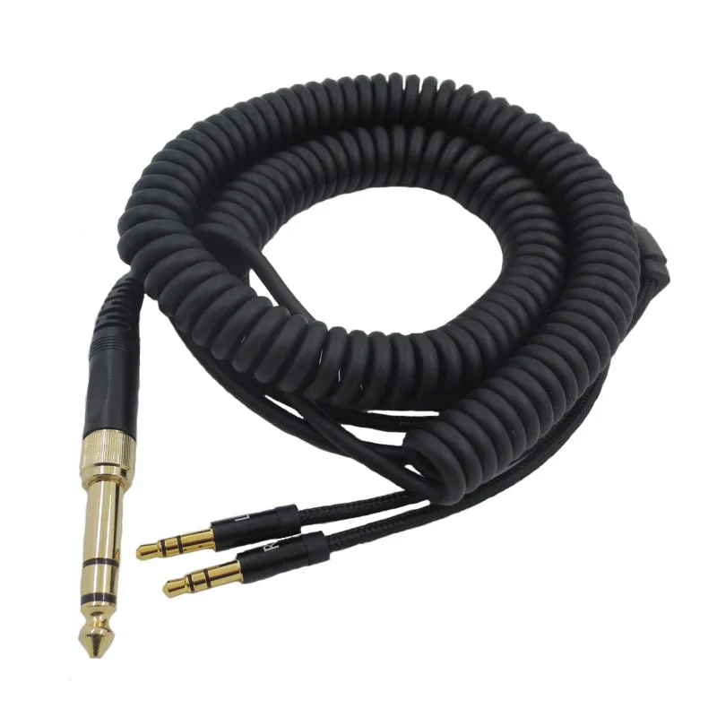 Replacement Audio Cable Dual 3.5mm to 3.5mm & 6.3mm Adapter For DENON AH-D7100 7200 D600 D9200 5200 Headphones 11.29