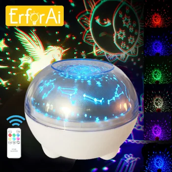 

Fantasy Rotating LED Sky Projector with Music Player Remote Control Bluetooth Laser Night Light Sleeping Light Bedroom Projectio