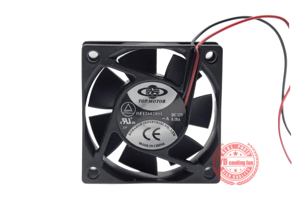 Новый Топ двигателя DF126020SL BH 6020 12V 0.18A 6 см шарикоподшипник Вентилятор