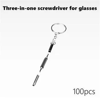 

TTLIFE 100pcs Sunglasses Repair Tool Mini Screwdriver Men Sunglasses Women Glasses Accessories