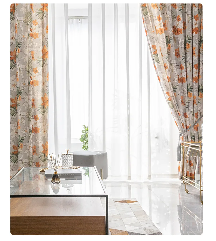 Европейский стиль, современный простой занавес, двухсторонняя затемненная печать, занавески s для гостиной, для спальни, китайский стиль