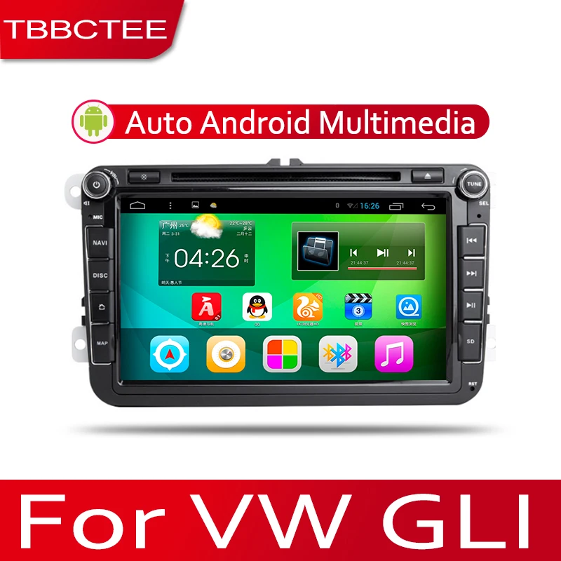 TBBCTEE 9 HD 1080P ips ЖК-экран Android 8 Core для Volkswagen VW GLI 2005~ автомобильный радиоприемник BT 3G4G wifi GPS Navi Мультимедиа DVD