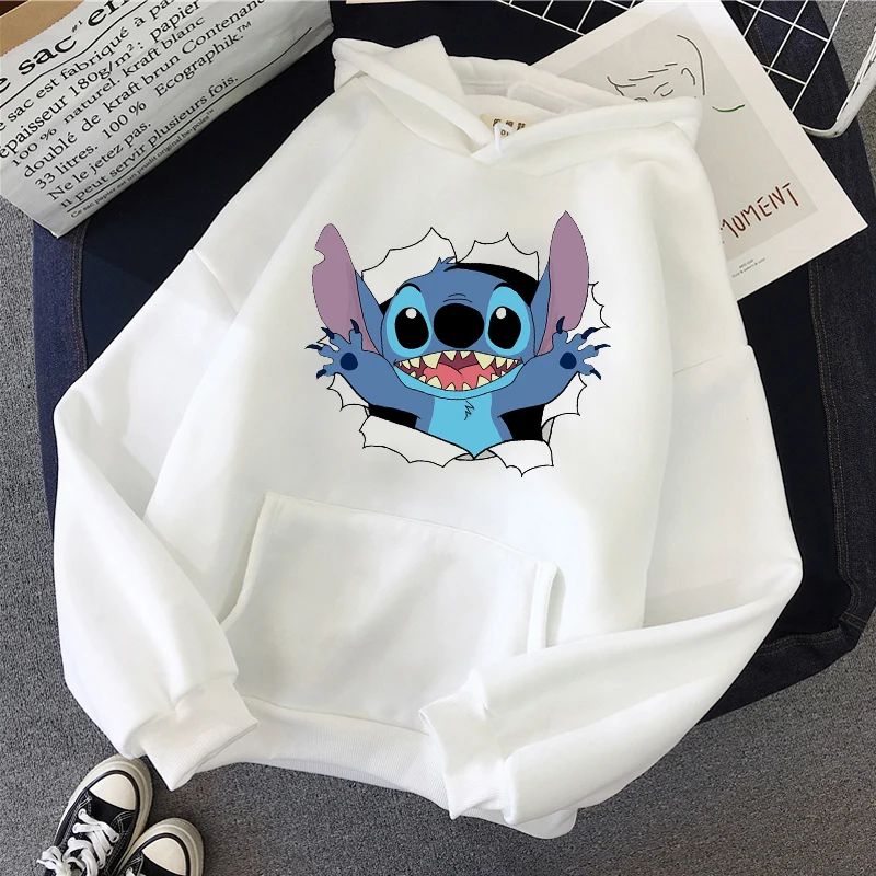 Женские толстовки с капюшоном большой размер для отдыха Kawaii длинным рукавом