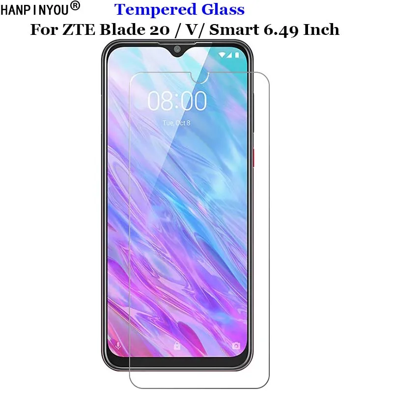 Для ZTE Blade 20 4G (не 5G ) / V Smart 6 49 &quotзакаленное стекло 9H 2.5D Premium Защитная пленка для