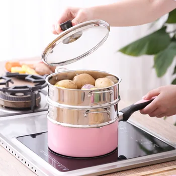 

Multi-specification Thickening Food Steaming Multi-layer Steamer Kitchen Accessories 304 Stainless Steel Steamer Kitchen Tools