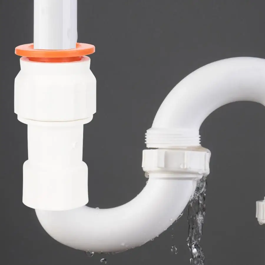 3Pcs PPR Plastic Water Pipe Adapter Accessories Straight Connector Pipe Connection