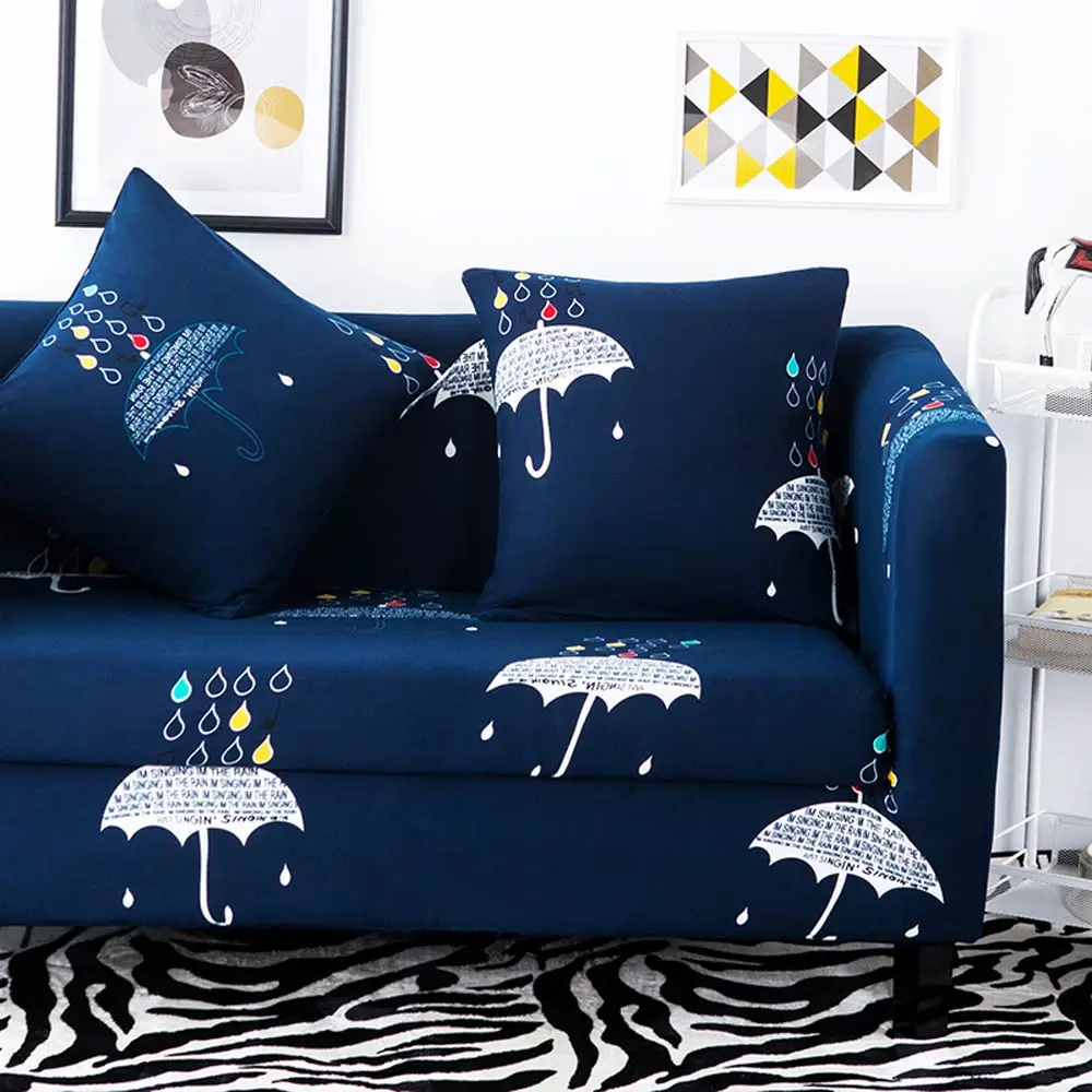 Чехол с рисунком собаки из мультфильма(L Секционный или Loveseat или Coner), чехол для дивана, все включено, чехол для дивана, плотная эластичная пленка - Цвет: 20181464