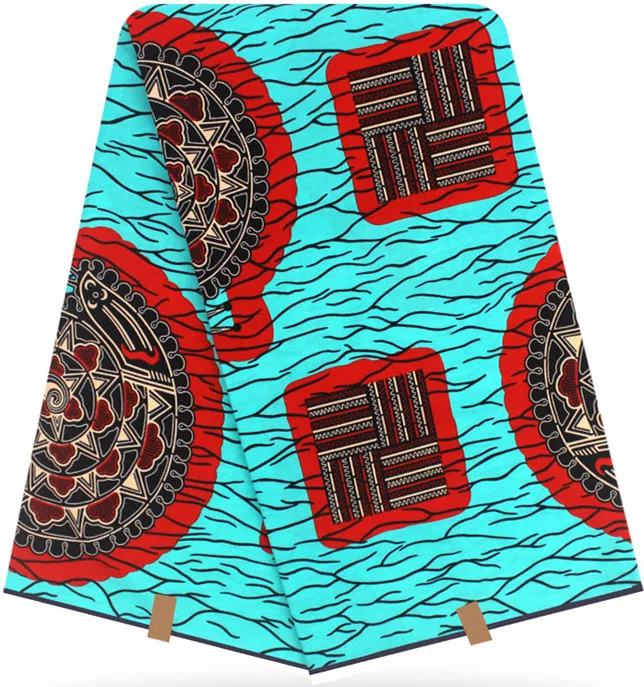 african fabric african wax prints fabric for patchwork real wax high quality 6yards cotton fabric ankara fabric for dress HH-D3 - Цвет: 1