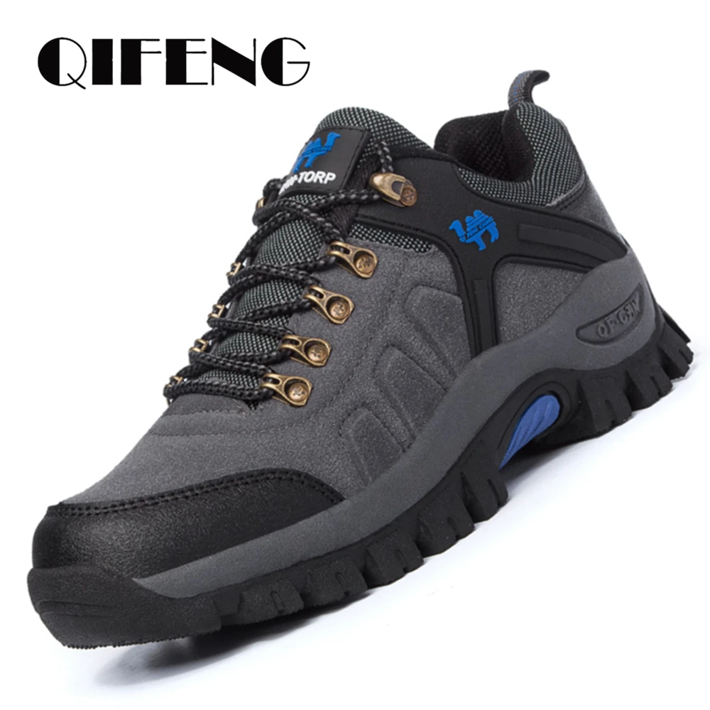 Outdoor Sneakers Casual-Shoes Classic Mountain-Climbing Winter Footwear Ankle-Boots Couple
