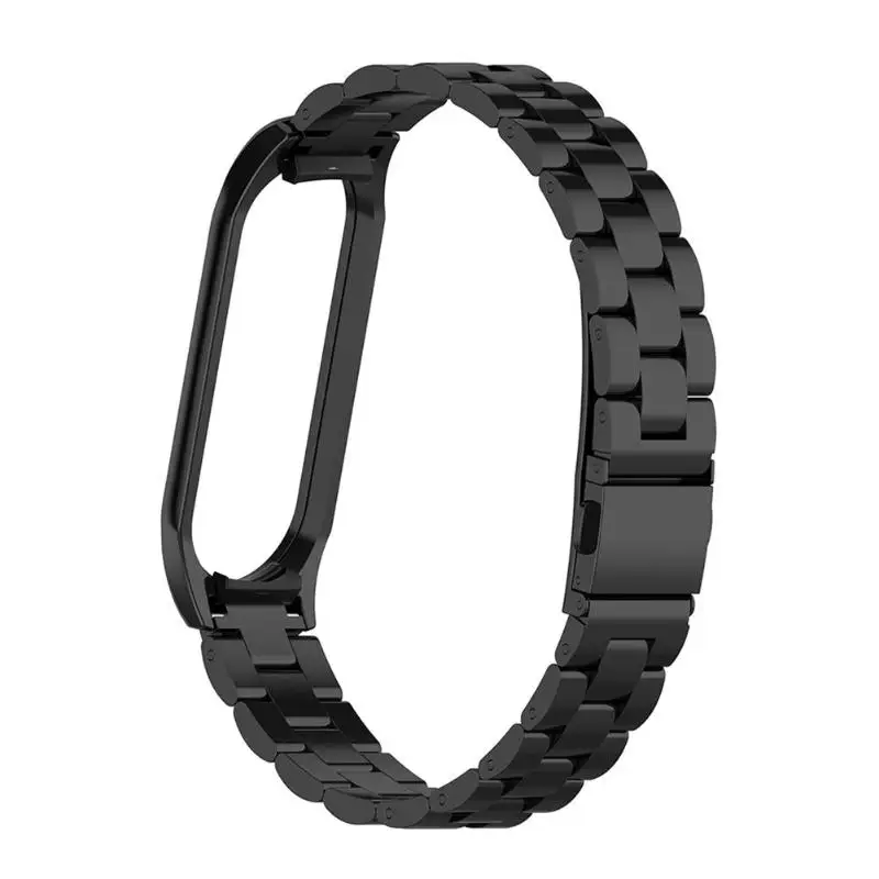 Металлический ремешок из нержавеющей стали для наручных часов xiaomi mi band 3 4, умный Браслет mi band 3, сменные ремешки для часов mi 3