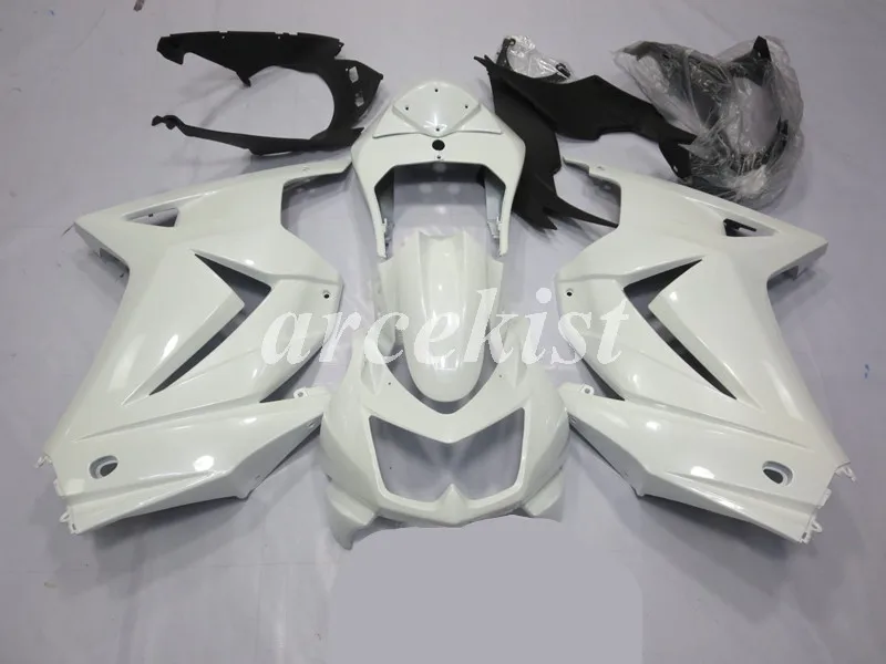 4 подарки ABS Обтекатели комплект подходит для Kawasaki Ninja 250 EX250 ZXR250 2008- 08 09 10 11 12 13 14 Кузов Набор все белые