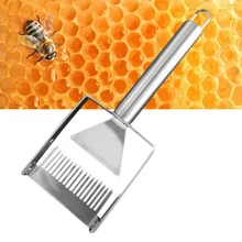 1 шт. пчелиный улей разворачивающая вилка Пчеловодство Мёд гребень нож-скребок для пчеловодов Нержавеющая сталь нож пасечный совок
