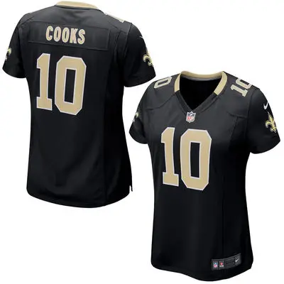 Бежевый Стилизованный, Орлеан Drew Brees Brandin Cooks для женщин Джерси - Цвет: Бежевый