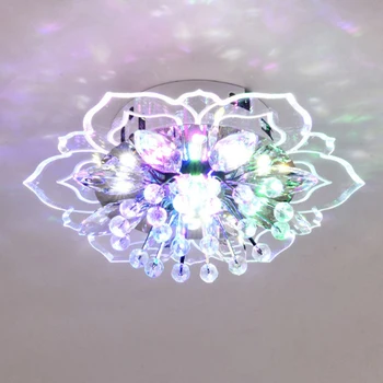 

Mayitr LED Ceiling Light Crystal Lamp Night Lighting for Living Room Bedroom Hall Ceiling Lamp Gold Industrial Living room