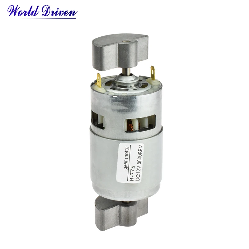 

RS775 Mini 24v 12 Volt 4000 8000 RPM Brushed Industrial Geared Price Dc Motor 12V 775