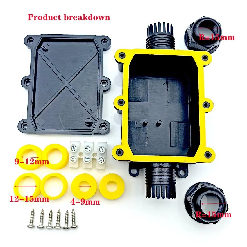 

2/3Way IP68 Outdoor Waterproof Cable Connector Junction Box With Terminal 450V