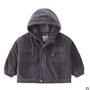 

Children's Thick Hoody Boys 2019 New Winter/Autumn Kids Long Sleeve Fashion Leisure Hoodies 3 Patchwork Colors Size4-14 ly283