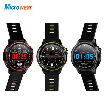 

Microwear L8 Smart Watch Men Women Full Touch Screen ECG+PPG Monitor IP68 Sports Mode bluetooth Music Pedometer Call Reminder
