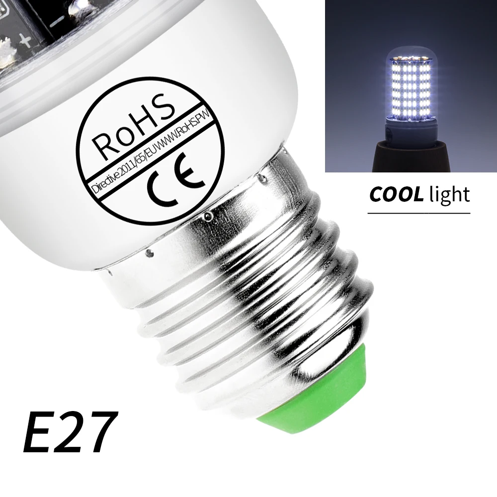 Lampada Led E27 Light Bulb Led E14 Corn Lamp 220V SMD 4014 Led Candle Light 240V Ampul Chandelier Lighting Decor for Home Indoor Lampada Led E27 Light Bulb Led E14 Corn Lamp 220V SMD 4014 Led Candle Light 240V Ampul Chandelier Lighting Decor for Home Indoor